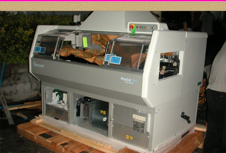 Redial Insertion machine