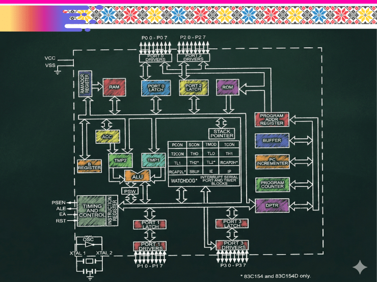 MCS-51, Architectural Block Diagram
