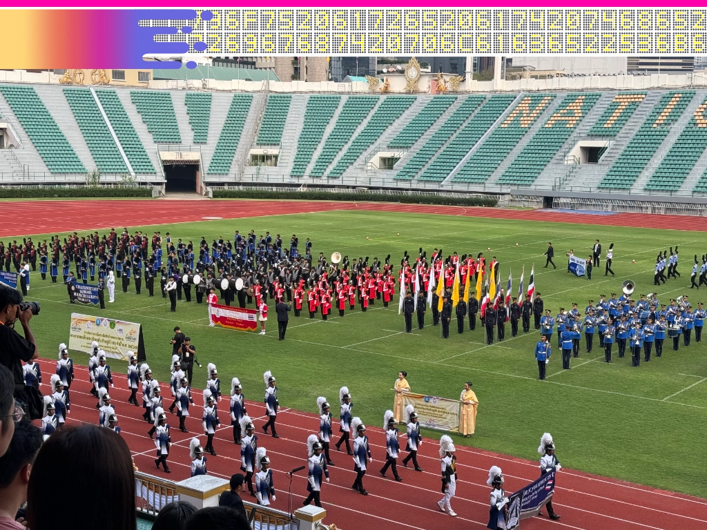 Marching Band Competition in Thailand