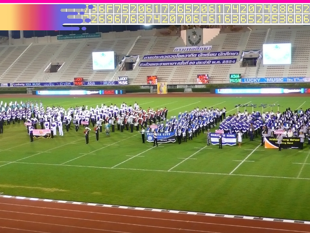 Marching Band Competition in Thailand