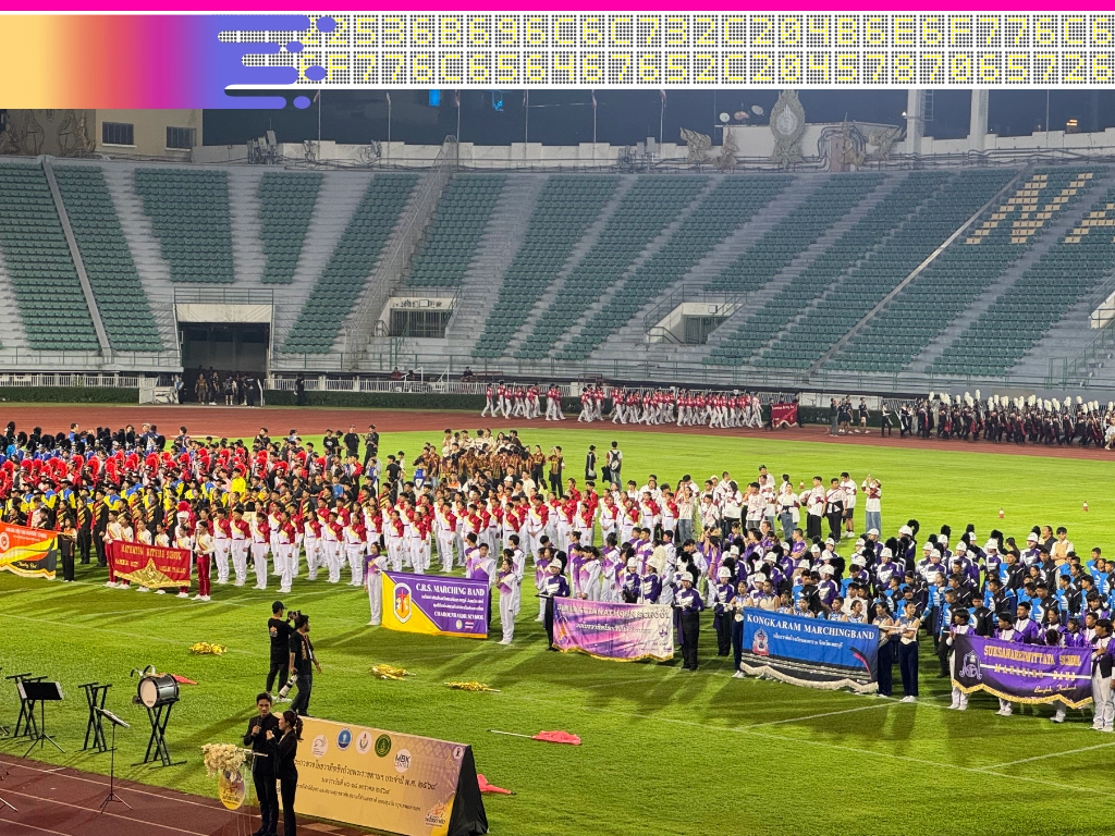 Marching Band Competition in Thailand